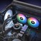 Thermaltake TH240 ARGB Sync V2 CPU Liquid CoolerAlO Liquid CoolingFan 120mm2PWM 5002000 RPMMirror WaterblockMB ARGB Sync Control CLW361PL12SWA Black