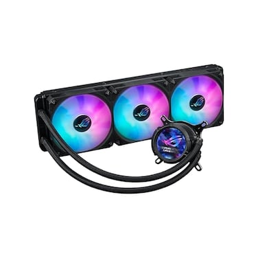 ASUS ROG Strix LC III 360 ARGB LCD Allinone CPU Liquid Cooler Intel LGA 1700 1200 115X AMD Socket AM4 AM5 with 21 IPS LCD Asetek Gen7 v2 Pump and Premium ROG ARGB Fans