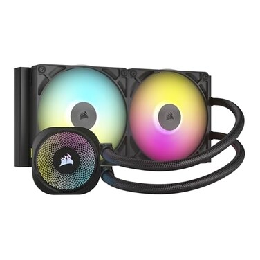 CORSAIR iCUE Link Titan 280 RX RGB Liquid CPU Cooler 280mm AIO LowNoise FlowDrive Cooling Engine Intel LGA 18511700 AMD AM5AM4 2X RX140 RGB Fans iCUE Link System Hub Included Black