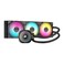 CORSAIR Nautilus 360 RS ARGB Liquid CPU Cooler 360mm AIO LowNoise Direct Motherboard Connection DaisyChain Intel LGA 18511700 AMD AM5AM4 3X RS120 ARGB Fans Included Black