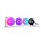 NZXT Kraken Elite 360 RGB 2024 AIO CPU Liquid Cooler 360mm Radiator F360 RGB Core Fan Customizable 272 IPS LCD NZXT Turbine Pump AMD AM5 AM4 Intel LGA 18511700 1200115X White