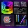 Cooler Master 360 Core II Liquid CPU AIO Cooler 360mm Radiator 3X ARGB PWM Fans Infinity Mirror DualChamber Pump Low NoiseCooling Easy Installation AMD AM5AM4 Intel LGA 18511700 Black