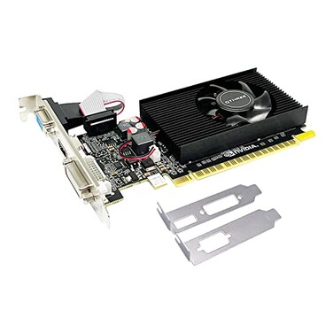 QTHREE GT 210 Graphic Card1024 MBDDR364 BitsHDMIDVIVGA589 MHz Core Frequency Desktop Video Card for PC WorkingPCI Express x16Low Profile