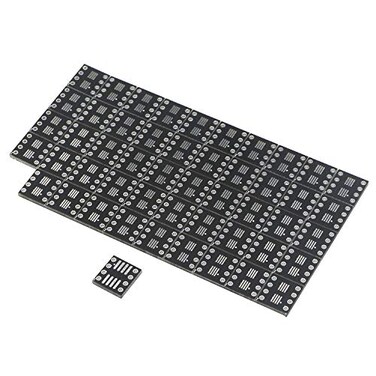 JIUWU 8 Pin DoubleSide Prototype Printed Circuit PCB Adapter Universal Board Protoboard SO MSOP TSSOP SOIC SOP8 to DIP8 for DIY Soldering and Electronic Project