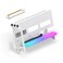 EZDIY-FAB EZDIYFAB PCIe 40 GPU Mount Bracket with ARGB LED Module MultiAngle Adjustment with All White Riser Cable Compatible to RTX4090 4080 4070ti White