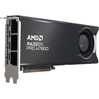 AMD Radeon Pro W7800 Professional Graphics Card Workstation AI 3D Rendering 32GB GDDR6 DisplaPort 21 AV1 45 TFLOPS 70 CUS 260W TDP 8K