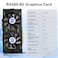HyperRender RX 580 Graphics Card 8GB 2048SP GDDR5 256 Bit PC Gaming Video Card Computer Graphics Boards 3DP 1HDMI PCI Express 30 with Freeze Fan Stop for Desktop Computer GPU for Gaming PC