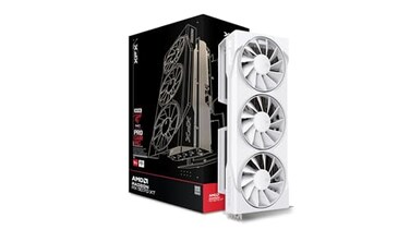 XFX Swift AMD Radeon RX 9070XT Triple Fan White Gaming Edition with 16GB GDDR6 HDMI 3xDP AMD RDNA 4 RX97TSWF3W9