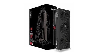 XFX Swift AMD Radeon RX 9060 XT OC Triple Fan Gaming Edition with 16GB GDDR6 HDMI 2xDP RDNA 4 RX96TS316B7 Graphics Card Compatible with Desktop PCs