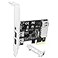 LinksTek 4Ports 1394A PCIE FireWire 400 Expansion Card for Windows Desktop PCs 3X 6Pin and 1X 4Pin 1394A 400Mbps Ports with 4Pin6Pin 1394A Cables and Low Profile Bracket PCIE1394A