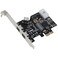 SEDNA PCIExpress IEEE 1394b FireWire 3 Port Controller Card 2 External 1 Internal