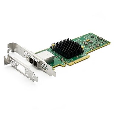 10Gtek Broadcom 12G External PCIE SASSATA HBA Controller Card Compatible for SAS 93008E