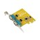 SUNIX SP 2Port RS232 Serial PCIE Card SER6437A