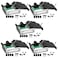 ANMBEST 5PCS DB25 Solderless Connector RS232 DSUB Serial to 25pin Port 16mm Thinner Terminal Female Adapter Breakout Board with Case Long Bolts Nuts