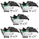 ANMBEST 5PCS DB25 Solderless Connector RS232 DSUB Serial to 25pin Port 16mm Thinner Terminal Female Adapter Breakout Board with Case Long Bolts Nuts