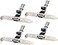zdyCGTime 1Port DB9 RS232Serial Port Bracket to 10 pin HeaderRibbon Cable Connector Adapter DB9 Serial Male to 10P Motherboard Header Panel Mount Cable Serial Port Bracket 12in 4Pcs 1 Port