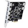 FebSmart 7Ports Superspeed 5Gbps PCIE USB 30 Expansion Card for Windows 11 10 8x 7 Vista XP Desktop PCs Built in FebSmart SelfPowered Technology No Need Additional Power Supply FSU7Pro