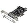 Sedna PCIE 7 Port USB 31 Gen I 5Gbps Adapter Card 6 External and 1 Internal Ports with Low Profile Bracket