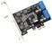 Mustpoint PCIE X1 to 2 Ports 19 Pin USB 30 Header PCI Express to Dual 20 Pin USB 30 Card