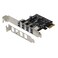 Sedna PCI Express USB 31 Gen I 5Gbps 4 Port Adapter with Low Profile Bracket Supports Windows Linux and Mac Pro 2008 to 2012 Late Version no Need Power Connector