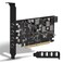 Sinefine USB PCIe Card Power Delivery 4 USB TypeC Ports PCIe USB31USB 32 Gen 2 with 10 Gbps Motherboard Card for PC Desktop