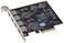 Sonnet Allegro Pro USB 32 Type A PCIe Card Four SuperSpeed 10Gbps USB Connectors