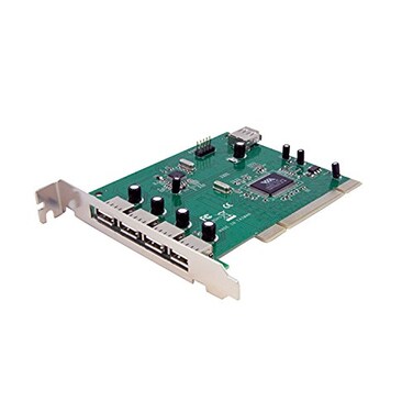 StarTech.com StarTechcom 7 Port PCI USB Card Adapter PCI to USB 20 Controller Adapter Card Full Profile Expansion Card TAA PCIUSB7