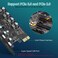 YEELIYA USB PCIE Card 5Port 3X USB C2X Type A PCI Express Expansion Card Desktop PC Internal hub for Windows 1087 and MAC OS 1082 Above