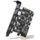 YEELIYA USB PCIE Card 5Port 3X USB C2X Type A PCI Express Expansion Card Desktop PC Internal hub for Windows 1087 and MAC OS 1082 Above
