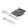StarTech.com StarTechcom 5Port USB PCIe Card USB 32 10Gbps PCI Express Card with 4X USBC Ports 1x USBA Internal Port