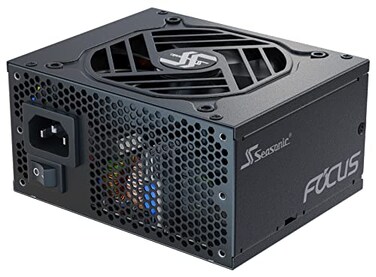 Seasonic Focus SGX750 750W 80 Gold FullModular SFX Form Factor Low Noise Premium Japanese Capacitor Nvidia RTX 3040 Super AMD GPU Compatible Ref SSR750SGX