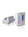 EZDIY-FAB EZDIYFAB Shield 24Pin Angle Adapter with Infinity Mirror ARGB LightATX 24 Pin Power Connector 5V 3pin ARGB Sync180 DegreeWhite1 Pack