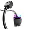 AsiaHorse Hydrus8PIN GPU PSU Extension Cable ARGB Light Copper Wire Power Extension Cable Integrated Minimalist Design 2000W Power Whole Set PC Power Cord for GPU Cable Management DIY