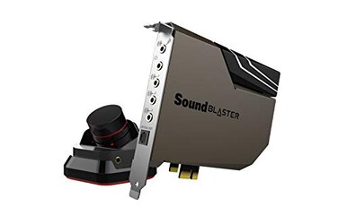 Creative Sound Blaster AE7 HiRes Internal PCIe Sound Card QuadCore Processor 127dB DNR ESS SABREclass 9018 DAC Xamp Discrete Custom Biamp Discrete 51Virtual 71 Dolby DTS Encoding Black
