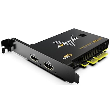 AVMATRIX VC124K PCIE Capture Card 4k for Game Livestream and Record in 4K60 UHD with UltraLow Latency on PS5 PS4Pro Xbox Series XS Xbox One XS in OBS Works with Windows and Linux