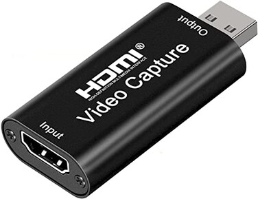 Audio Express AXHDCAP 4K HDMI Video Capture Card Cam Link Card Game Audio Adapter HDMI to USB 20 Record Capture Device for Streaming Live Broadcasting Video Conference Teaching Gaming