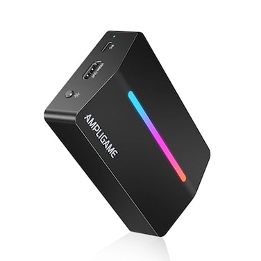 AmpliGame Fifine Video Capture Card HD 1080 60fps for Audio Video Gaming Live Streaming 4K HDMI to USB Capture Card Compatible with PS4WindowsMac OSSwitchXboxV3