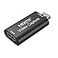 haxto Video Capture Card Hdmi Video Capture Card USB Capture Card4K HDMI to USB20 Record via DSLR Camcorder Cam for High Definition Acquisition for Broadcasting Amamzing Record Meetingect Black
