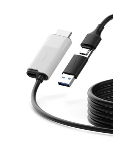 Hagibis USB30 Video Capture Card with 100W PD HDMI to USB AUSB C Capture Cable 1080P60fps YUY2 MJPEG MS2130 for Quest 3 2 Pro VR Switch2 PS45 Live Broadcast Gaming Streaming Recorder