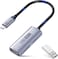 Guermok 4K USB30 Video Capture Card with PD 100W 2K30FPS or 1080P60FPS HDMI to USBAC Capture Card for Streaming Works with iPad Quest 3 MacOS Switch21 PS54 Xbox Camera Silver