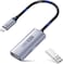 Guermok 4K USB30 Video Capture Card with PD 100W 2K30FPS or 1080P60FPS HDMI to USBAC Capture Card for Streaming Works with iPad Quest 3 MacOS Switch21 PS54 Xbox Camera Silver