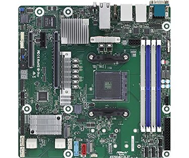 ASRock Rack X570D4U2L2T Socket AM4 AMD X570 DDR4 SATA3USB 32 MicroATX Server Motherboard