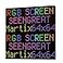 xicoolee RGB Matrix LED Display Panel 64x64 3mm Pitch 4096 RGB LEDs High Brightness Resolution Compatible with Raspberry Pi ESP32 Arduino