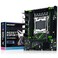 MACHINIST MACHINISIT LGA 20113 Motherboard X99 Micro ATX Mainboard for Intel Xeon E5 V3 V4 Series Processors DDR4 Max 128GB PCIe 30 M2 Protocol Gigabit LAN X99 PR9H PC Server