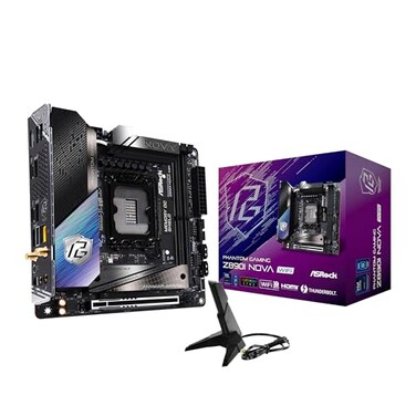 ASRock Intel Core Ultra Z890 LGA1851 RLILM Mini ITX Motherboard Phantom Gaming Z890i Nova WiFi 7 DDR5 9466 MHz 128 GB