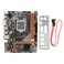 Hopcd Desktop Computer Motherboard DDR3 106613331600MHz LGA 1155 PC Main Board Support NVMENGFF Dual Mode Hard DiskSATA 6Channel Sound Card