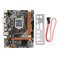 Hopcd Desktop Computer Motherboard DDR3 106613331600MHz LGA 1155 PC Main Board Support NVMENGFF Dual Mode Hard DiskSATA 6Channel Sound Card