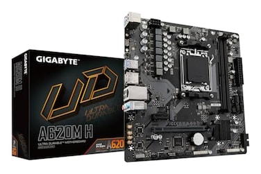 Gigabyte A620M H Motherboard Supports AMD Ryzen 8000 CPUs 522 Phases Digital VRM up to 7200MHz DDR5 OC 1xPCIe 40 M2 GbE LAN USB 32 Gen 1