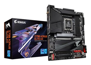 GIGABYTE Z790 AORUS Elite AX 10 Intel LGA 1700 ATX Motherboard 4X DDR5128GB 3X PCIE x16 4X M2 6X SATA 5X USB 32 1x USBC 4X USB 20