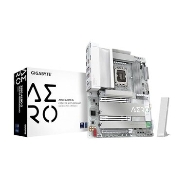 GIGABYTE Z890 AERO G Intel Core Ultra Series 2 LGA 1851 Motherboard ATX DDR5 5xM2 PCIe 50 Thunderbolt 4 WIFI7 Dual 25Gbe LAN EZLatch